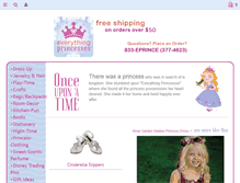 Tablet Screenshot of everything-princesses.com